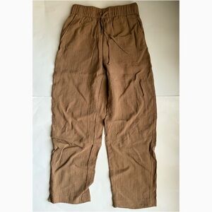 🍭 H&M Women Brown Pull-on Pants - Size XS (Used)